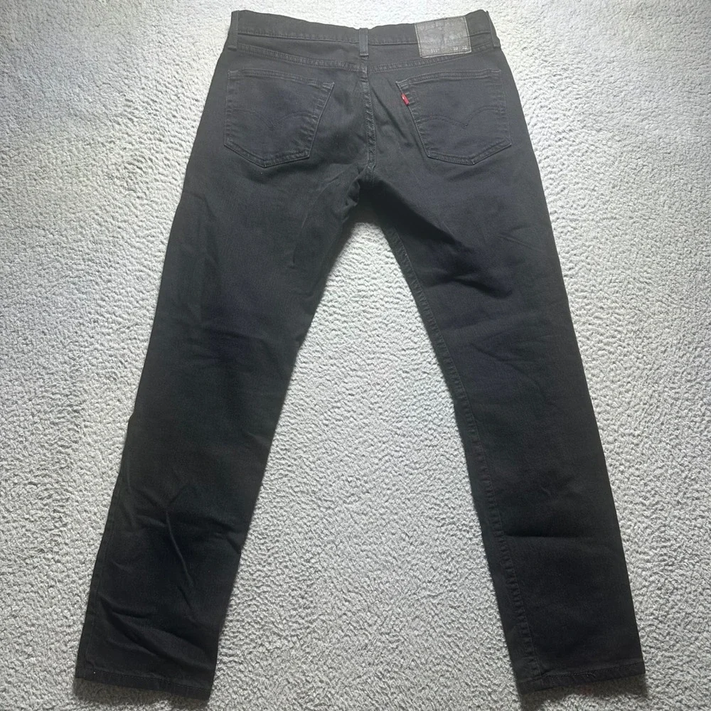 Levis 511 Slim Fit Black Jeans Mens 32x29 Stretch Denim Pants